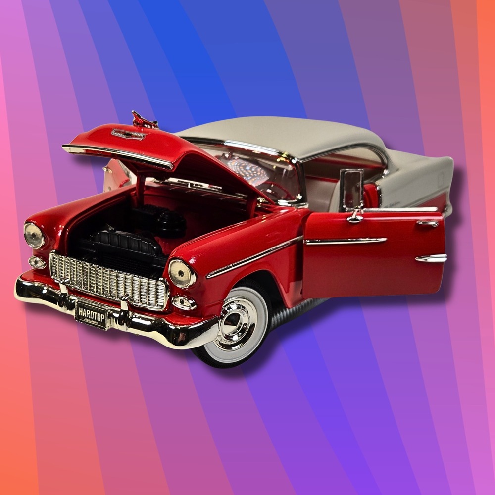 ERTL American Muscle Die-Cast 1955 Chevrolet Bel Air 1:18 Scale Brand New - Picture 11 of 17